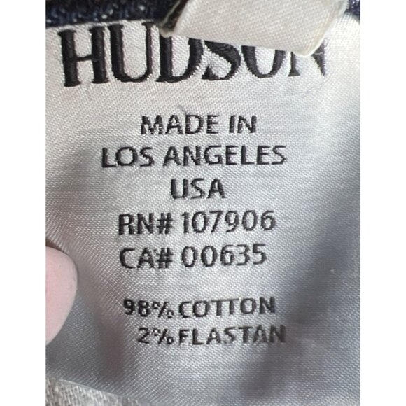 Hudson Dark Blue Mid Rise Skinny Jeans Size 29 - Picture 13 of 14